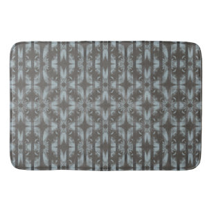 Stars in Tiles & Stripes Pattern Bath Mat