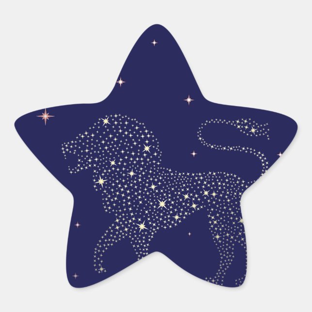stars leo star sticker (Front)