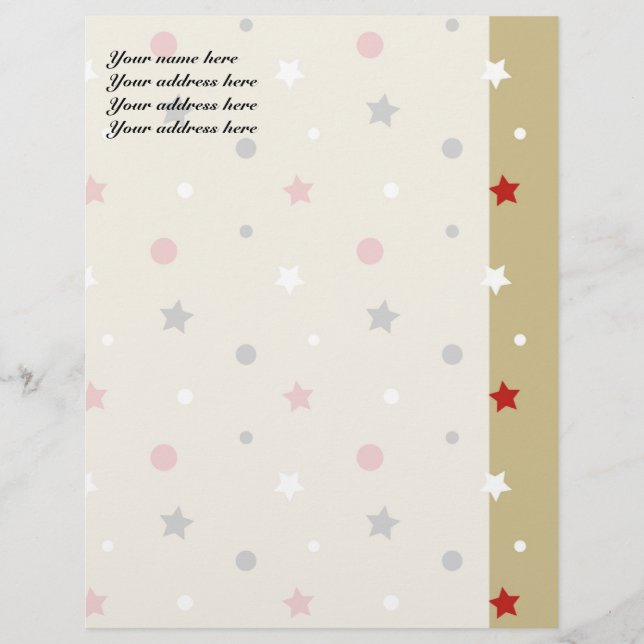 Stars Letterhead (Front)