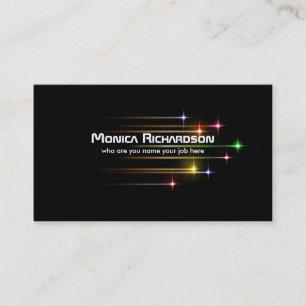 stars modern business card
