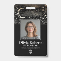 Stars Moon Celestial Night ID Company Security