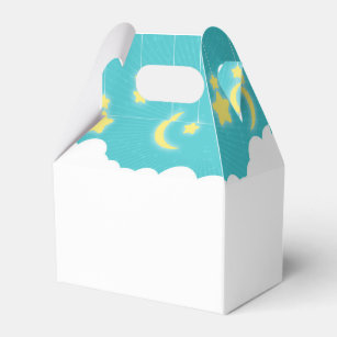 Stars Moon & Clouds Baby Shower Favour Boxes