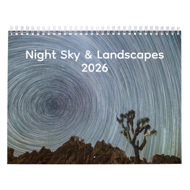 Stars, Mountains & Horizons: A 2026 Photo Calendar (Cover)