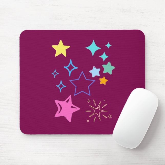 Stars Mousepad (With Mouse)