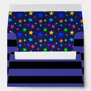 Stars 'n Stripes Bold Navy Blue Envelope