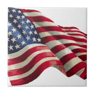 Stars N Stripes Ceramic Tile