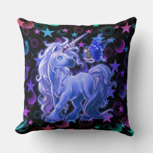 Stars 'n Stuff Blue Unicorn Cushion