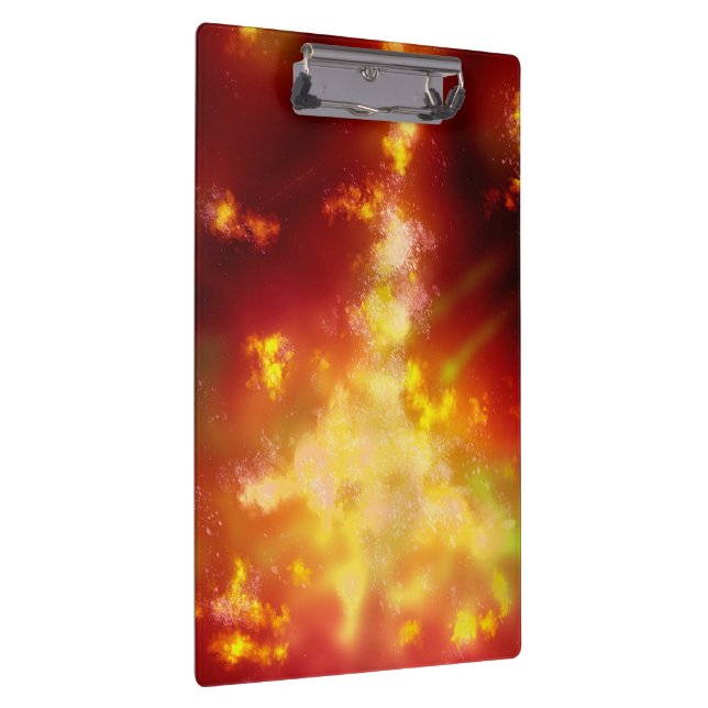 Stars Night Sky Midnight Flame Milky Way Clipboard (Right)