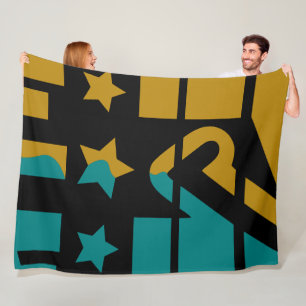 Stars of Approval - A Modern Perspective Fleece Blanket
