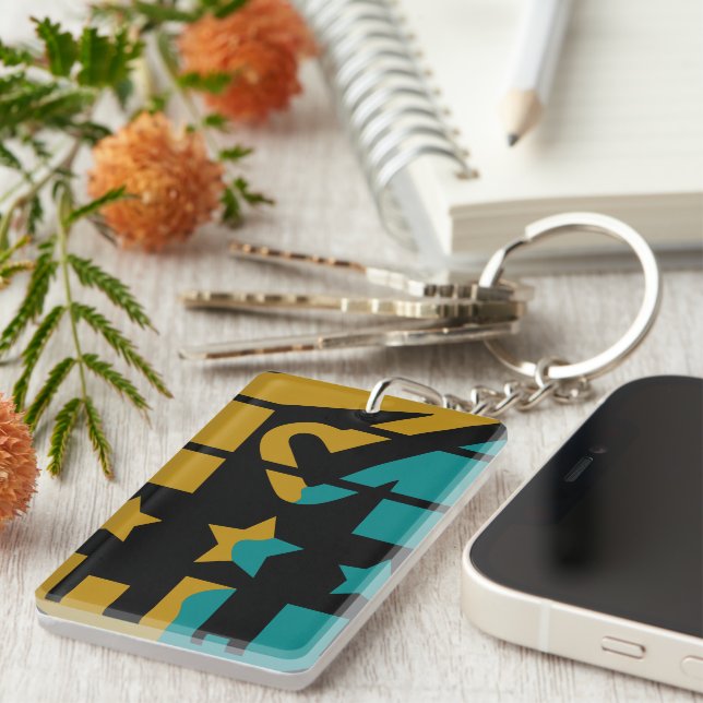 Stars of Approval - A Modern Perspective Key Ring (Front Right)