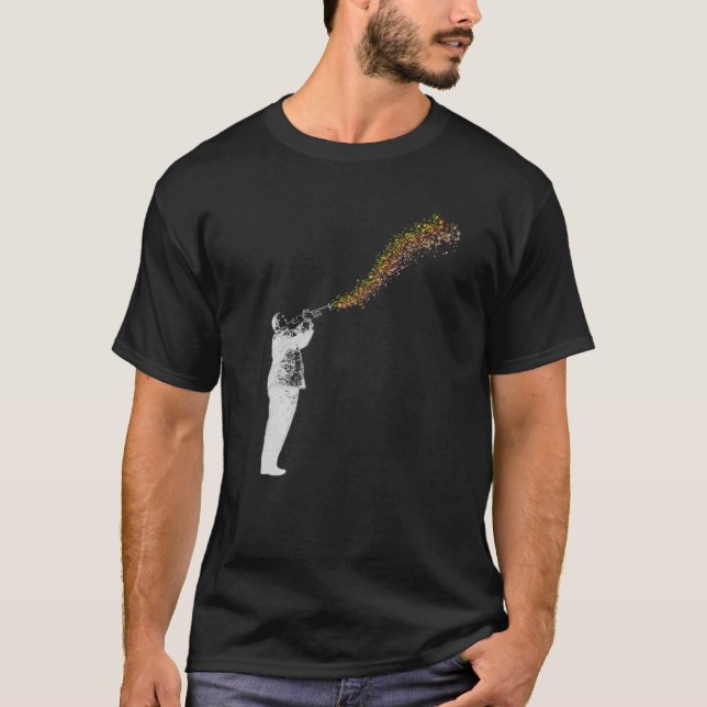 Stars of music-Jazz Trumpet T-Shirt (Front)