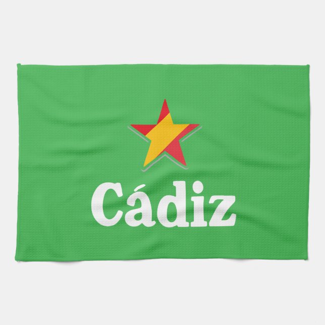 Stars of Spain – Cadiz Tea Towel (Horizontal)