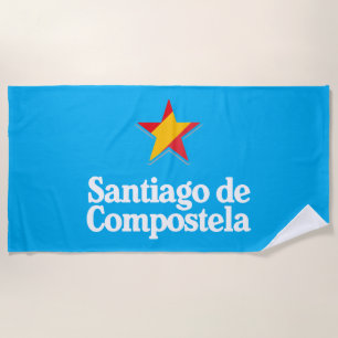 Stars of Spain – Santiago de Compostela Beach Towel