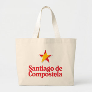 Stars of Spain – Santiago de Compostela Large Tote Bag