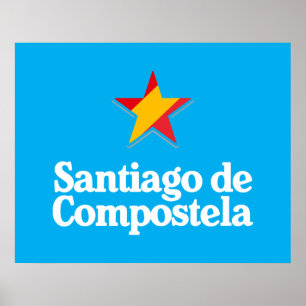 Stars of Spain – Santiago de Compostela Poster