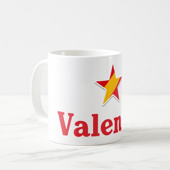 Stars of Spain – Valencia Coffee Mug (Front Left)