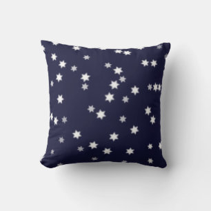 Stars on Dark Blue Cushion