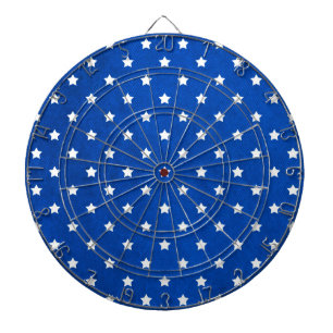 Stars on Digital Fabric Texture by Shirley Taylor Dartboard
