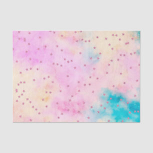 Stars on marbled paper