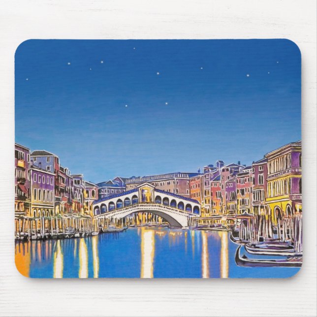 Stars over Venice Mouse Pad (Front)