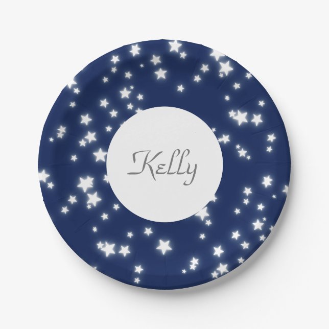 Stars Paper Plate (Front)