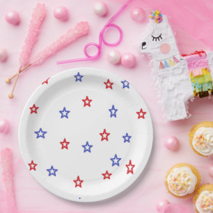 Stars Patriotic Party Paper Plate