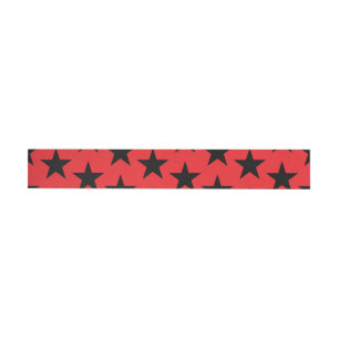 Stars Pattern 10 Wrap Around Label