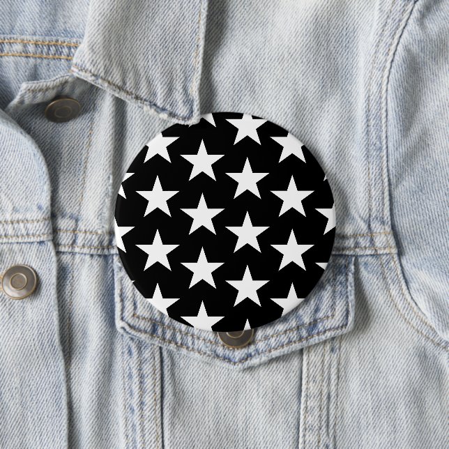 Stars Pattern 11 10 Cm Round Badge (In Situ)
