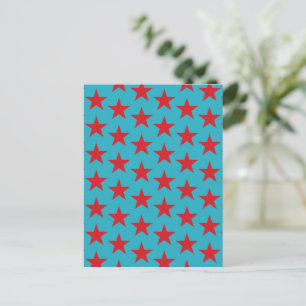 Stars Pattern 13 Holiday Postcard