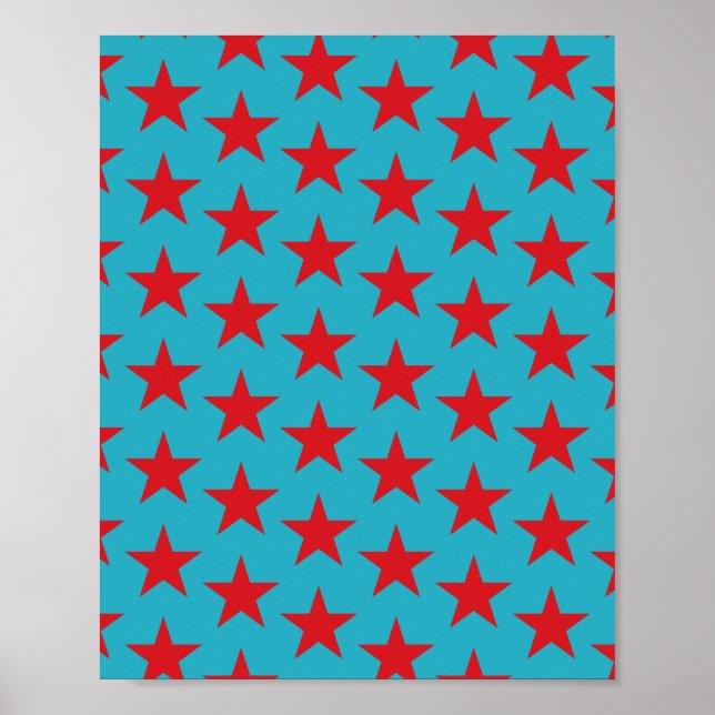 Stars Pattern 13 Poster (Front)