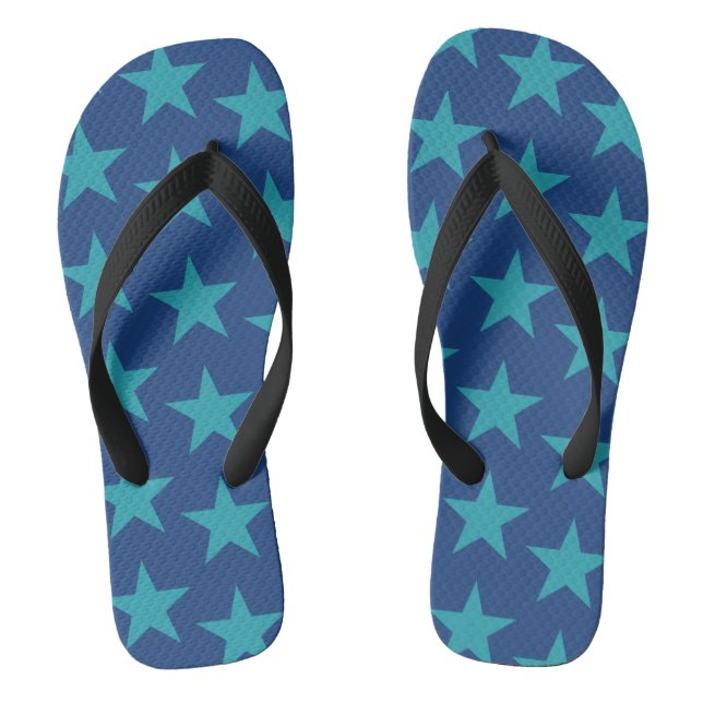 Stars Pattern 7 Thongs (Footbed)