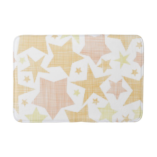Stars pattern bath mat (Front)