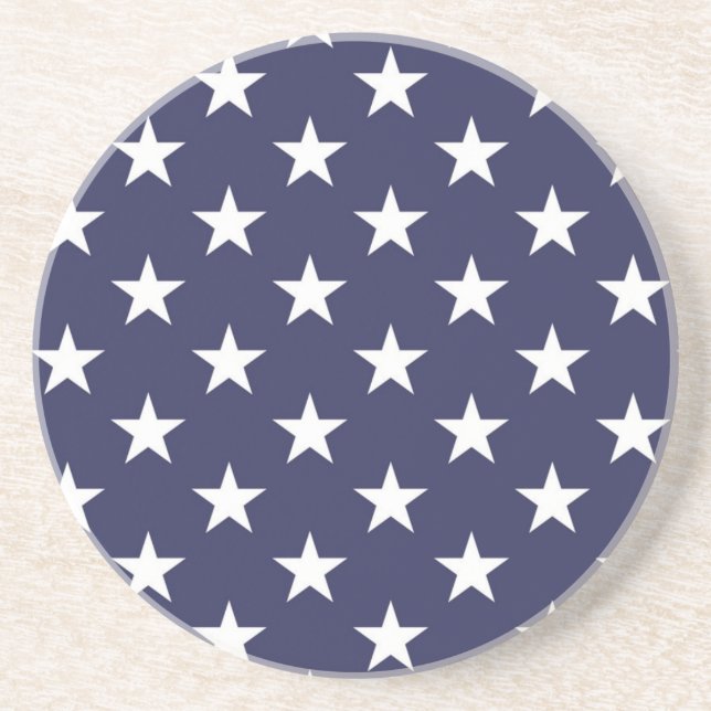 Stars pattern coaster (Front)