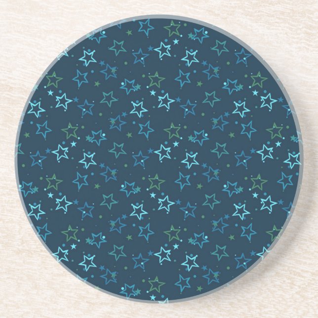 Stars pattern coaster (Front)