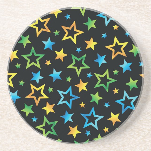 Stars pattern coaster (Front)