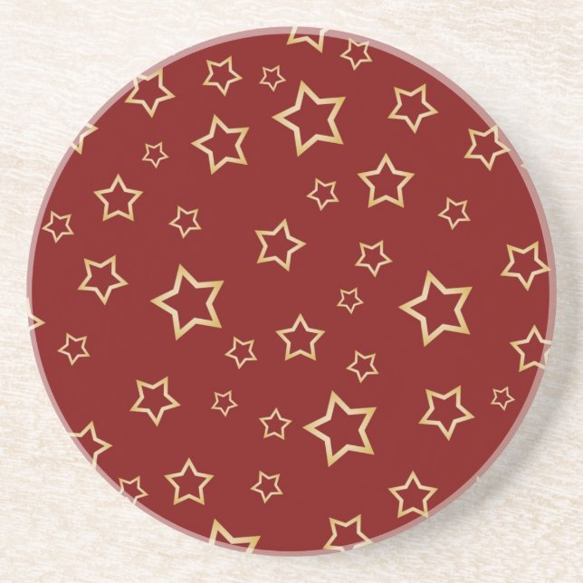 Stars pattern coaster (Front)