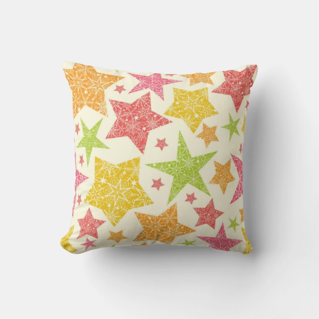 Stars pattern cushion (Front)