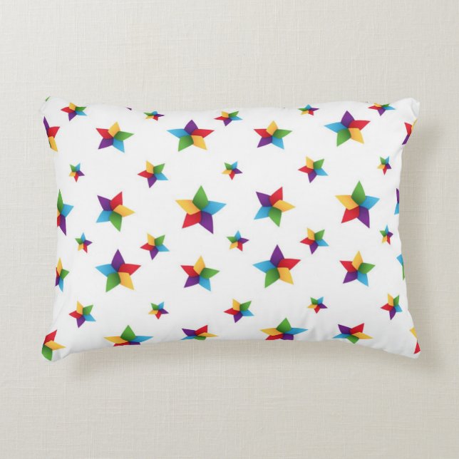 Stars pattern decorative cushion (Front)