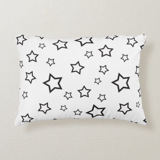 Stars pattern decorative cushion (Front)