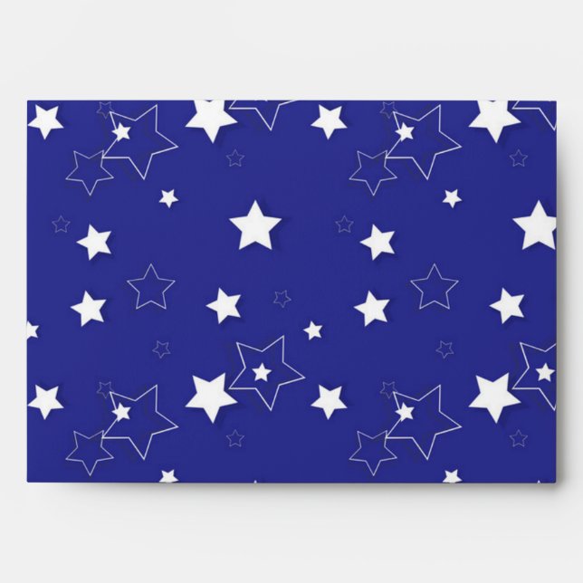 Stars pattern envelope (Front)