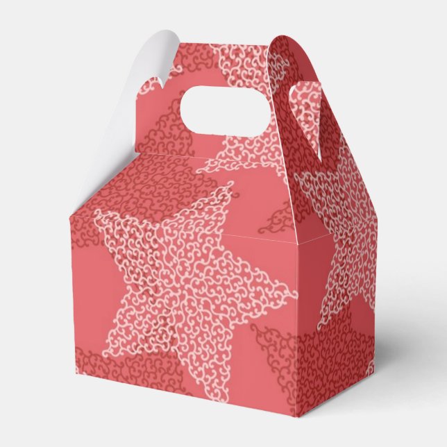 Stars pattern favour box (Front Side)