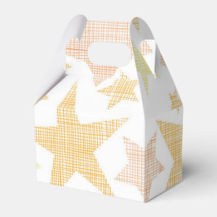 Stars pattern favour box