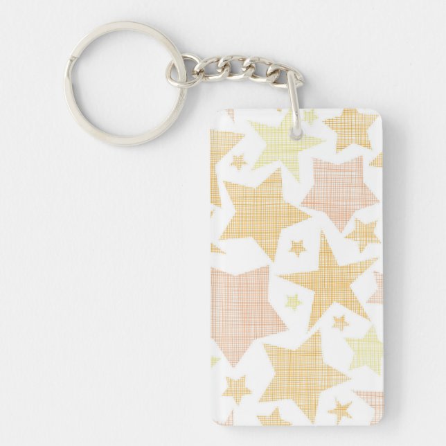 Stars pattern key ring (Front)