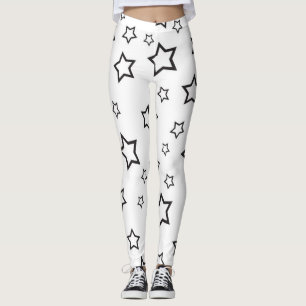 Stars pattern leggings