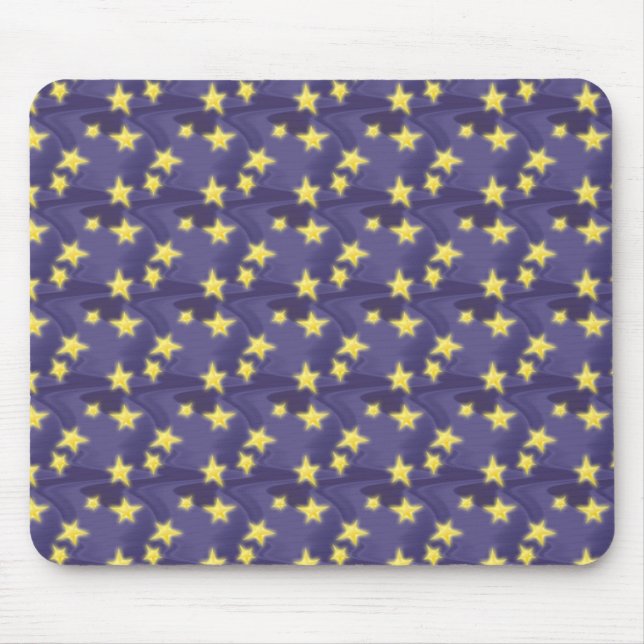 Stars Pattern Mouse Pad (Front)