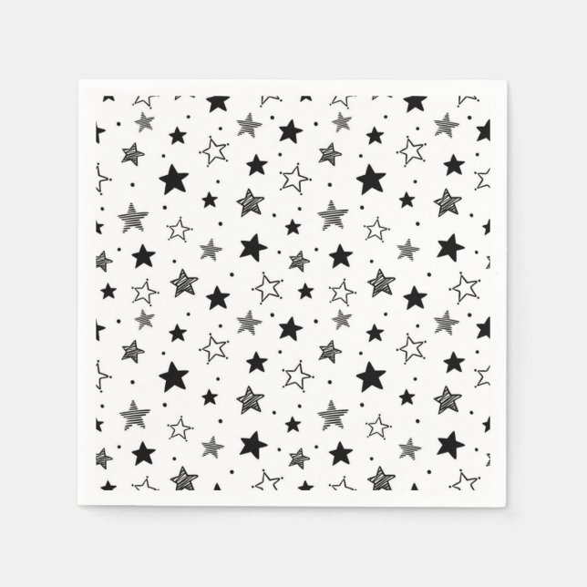 Stars pattern napkin (Front)