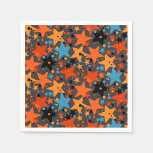 Stars pattern napkin