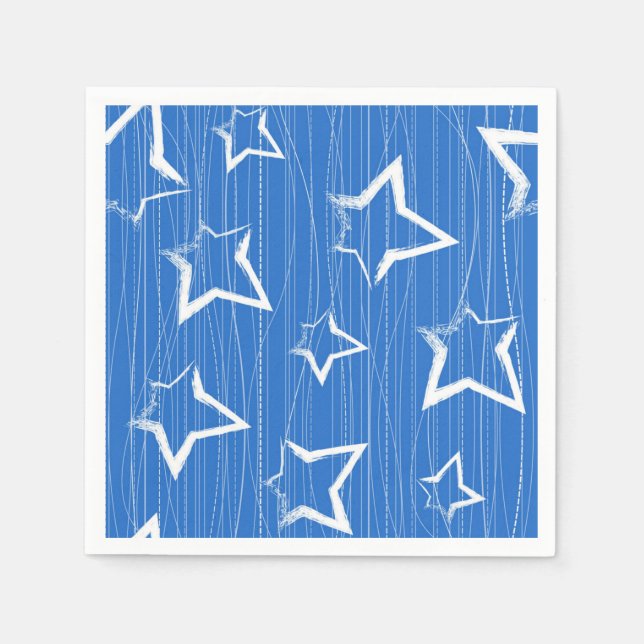 Stars pattern napkin (Front)