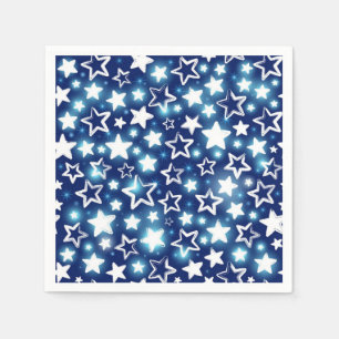 Stars pattern napkin