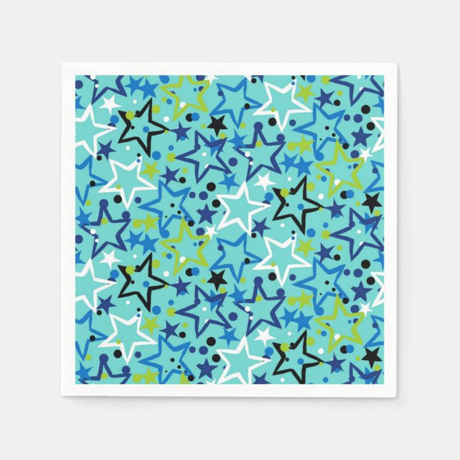 Stars pattern napkin (Front)